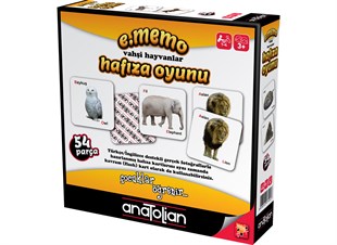 e.Memo Vahşi Hayvanlar Hafıza Oyunu | Anatolian Puzzle